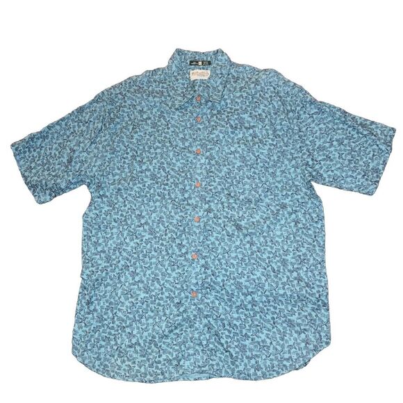 Royal Robbin’s 100% Cotton Button Up Size XL Teal Color - Picture 1 of 12